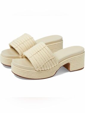 Vince Women's Margo Cord Slide Platform Sandal